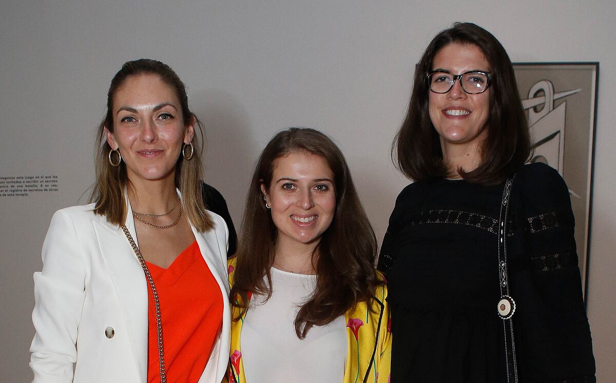 Caty Zambrano de Ramos, Isabel Suárez y Holly McGregor