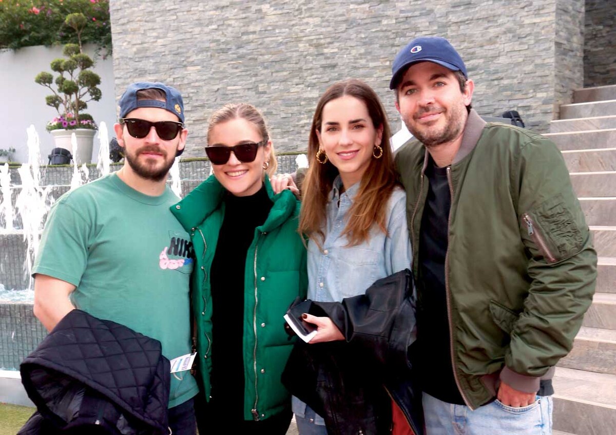 Eduardo De la Garza, Luisa Fernanda Trevino, Astrid Algara y Eduardo Ramírez