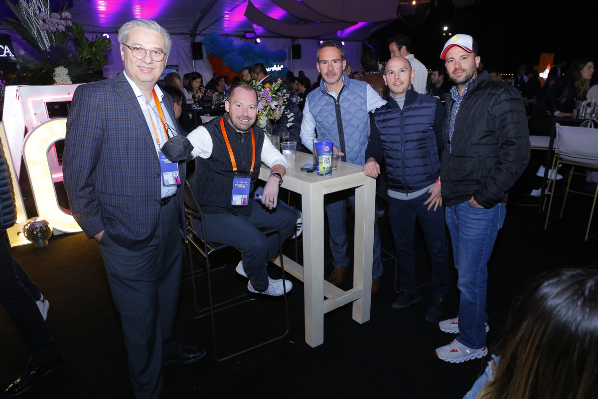Eduardo Mahuad, Gerardo Villarreal, Roberto Elizondo, Luis Carlos Treviño y Ramiro González