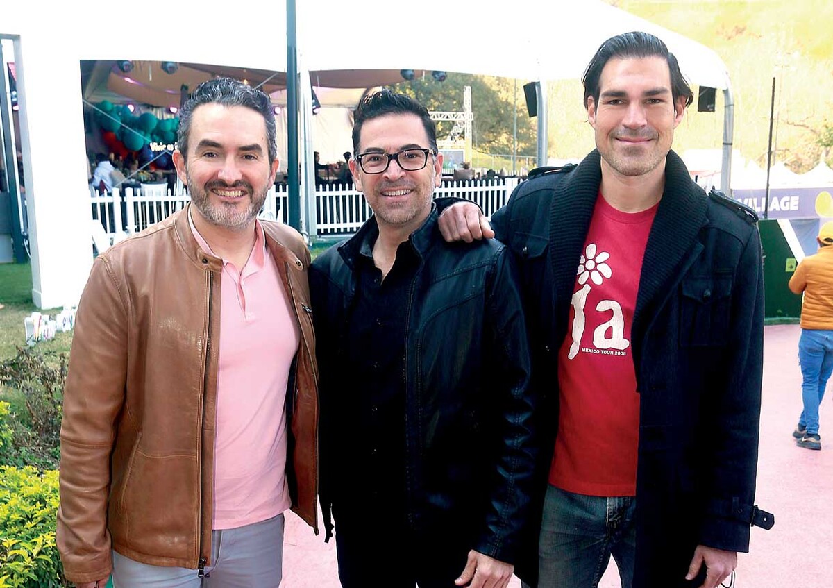 Luis Guajardo, Adrián Garza y Jorge Urrutia