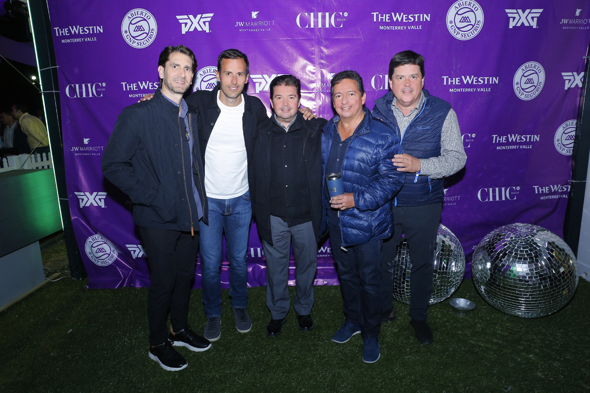 Marcelo Margáin, Raúl Elizondo, Daniel Flores, Salvador González y Luis Flores
