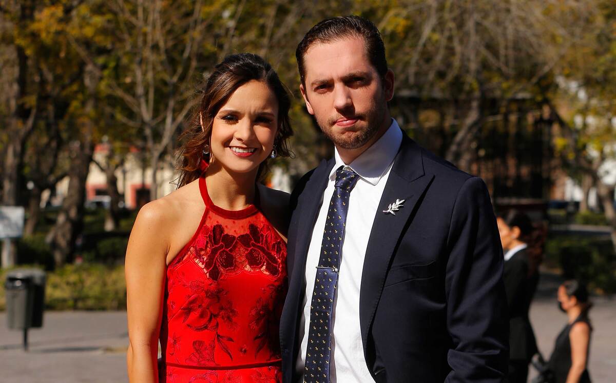 Paulina Talancón  y Peter Backhoff