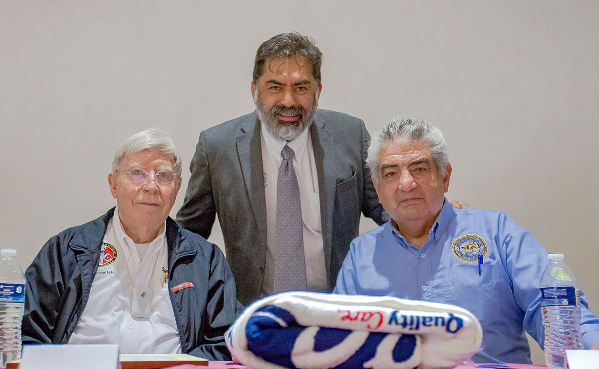 Alberto Lenz, Eduardo Conzuelo y Gabriel Garduño