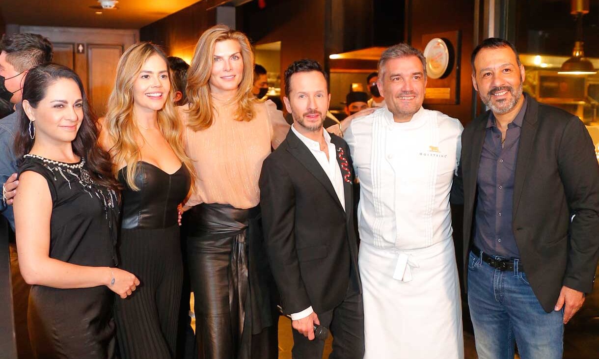 Paulina Madrazo, Gretel Torres, Montserrat Oliver, Óscar Madrazo, Claudio Rivero y Álvaro Jiménez