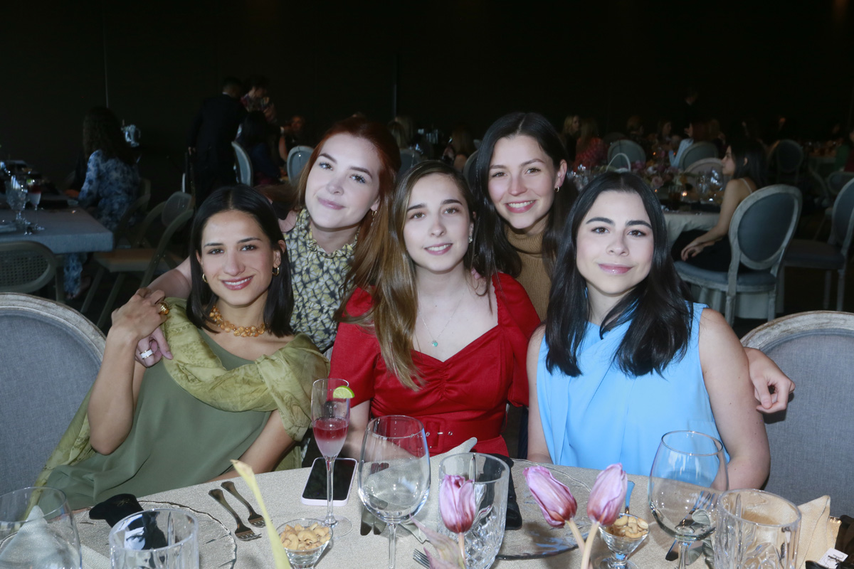 Alejandra Peña, Cristina Elizondo, Mara Chapa, Paloma Cuesta y Valeria Ruiz