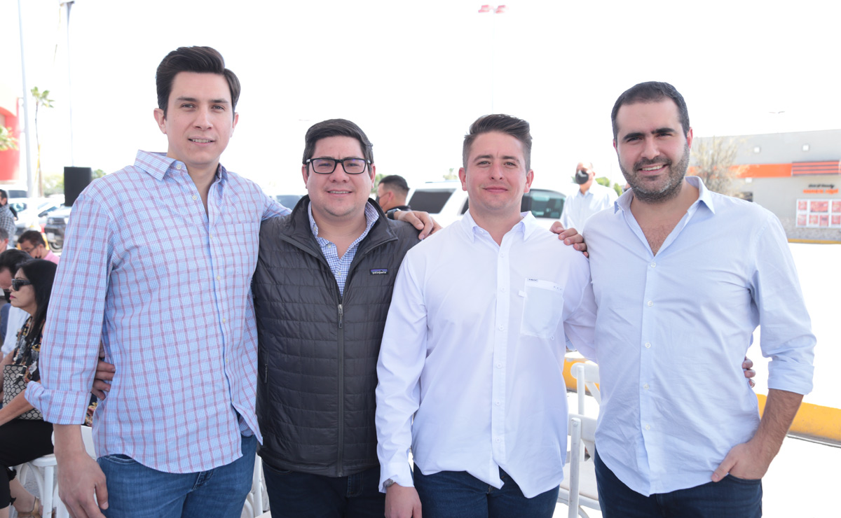 Alejandro, José David, Javier e Iñaki