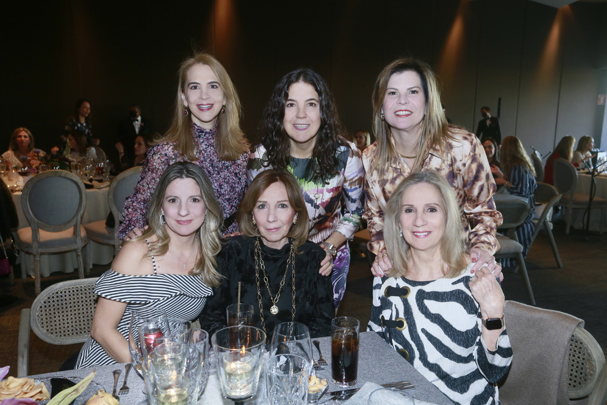 Carmen Garza T., alejandra clariond, Gaby Sada de Clariond  Bárbara Rangel, Laura Miguel de aldape y Alicia Miguel de Rangel