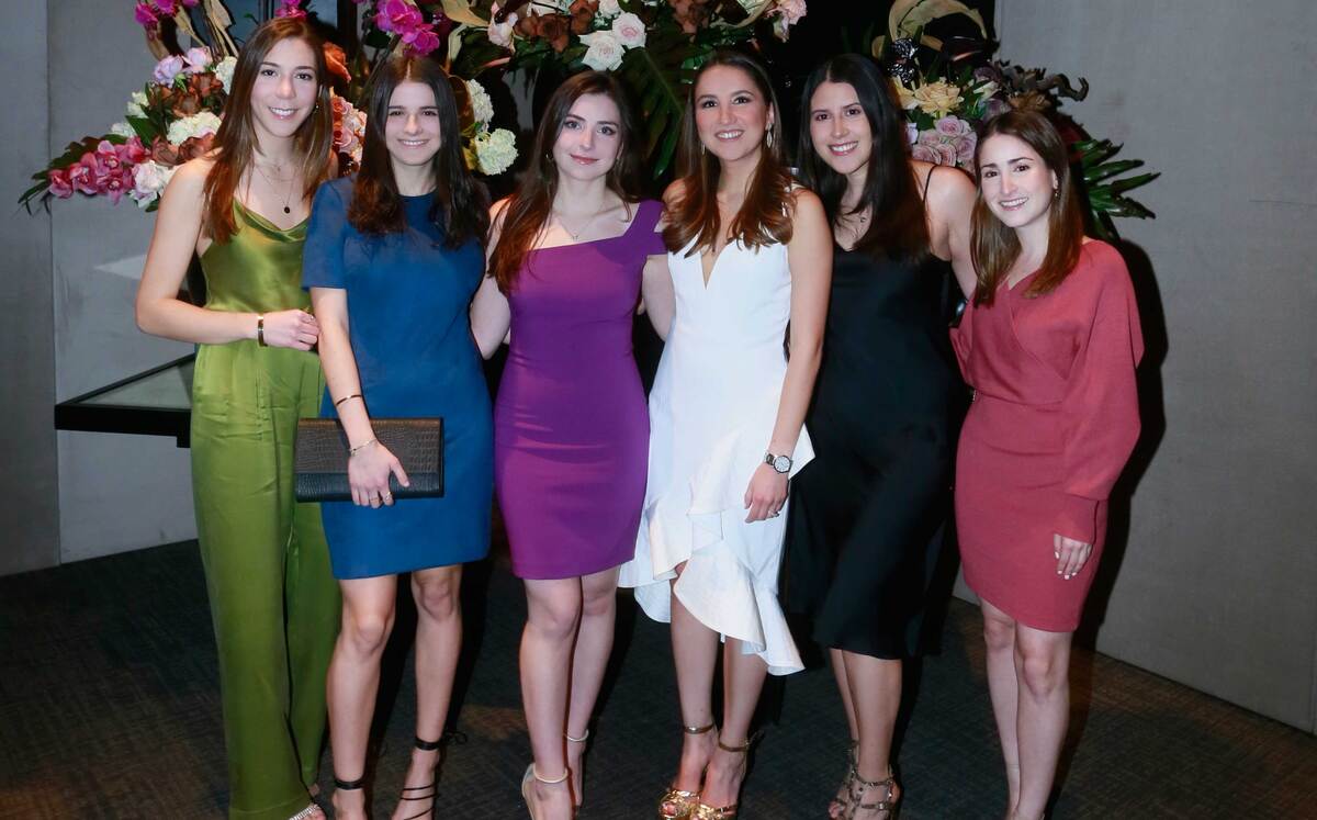 Daniela Cantú, Lucía Jaime, María Milmo, Regina Zavala, Cordelia Miguel y Vilma Guzmán