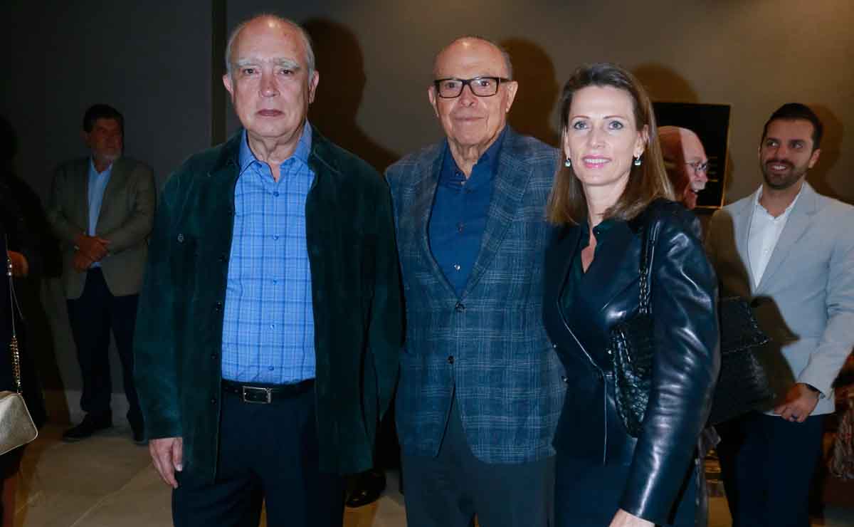 Fernando Canales, José Gómez y Paloma de Gómez/ Fotos: Omar Valdez