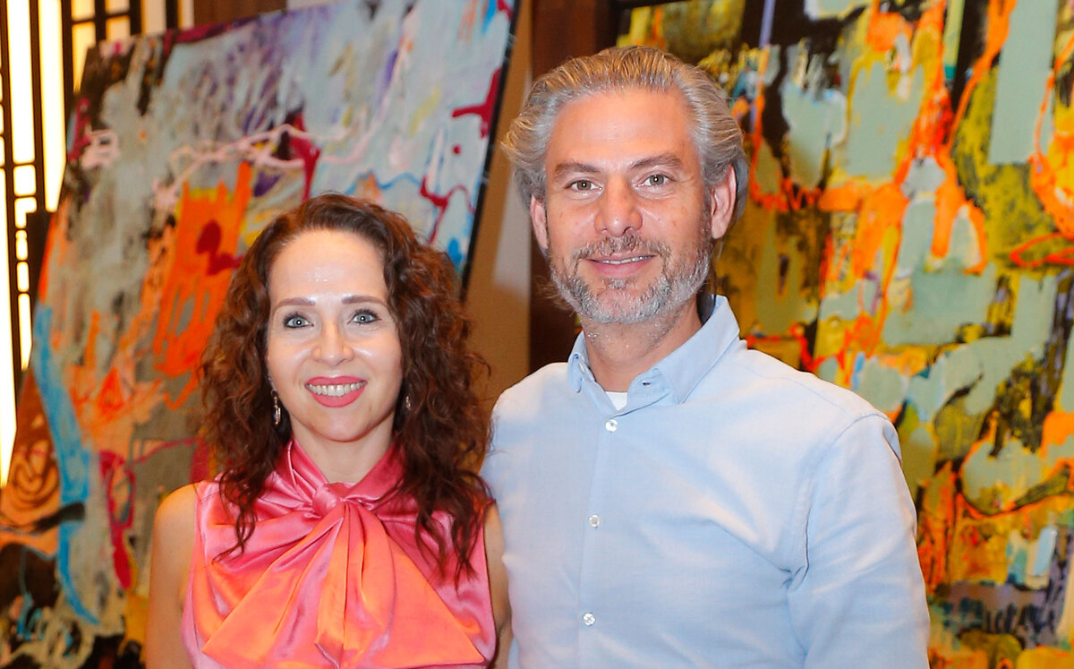 Gabriela Elizondo y Federico García Iza