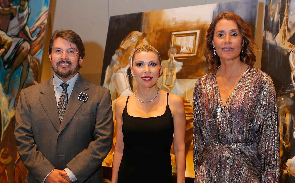 Jorge Gama, Roberta Barrera de selem y Marla Martínez