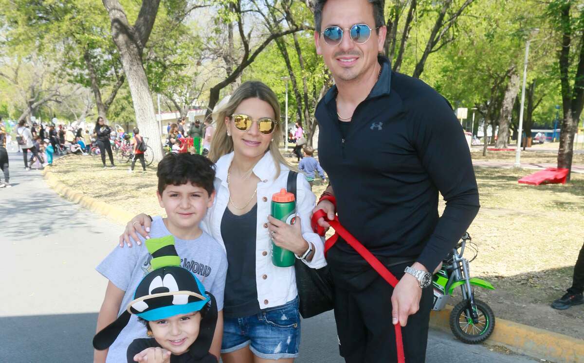 Maru de Gómez, Mauricio Gómez, Mateo Gómez y José Eugenio Gómez