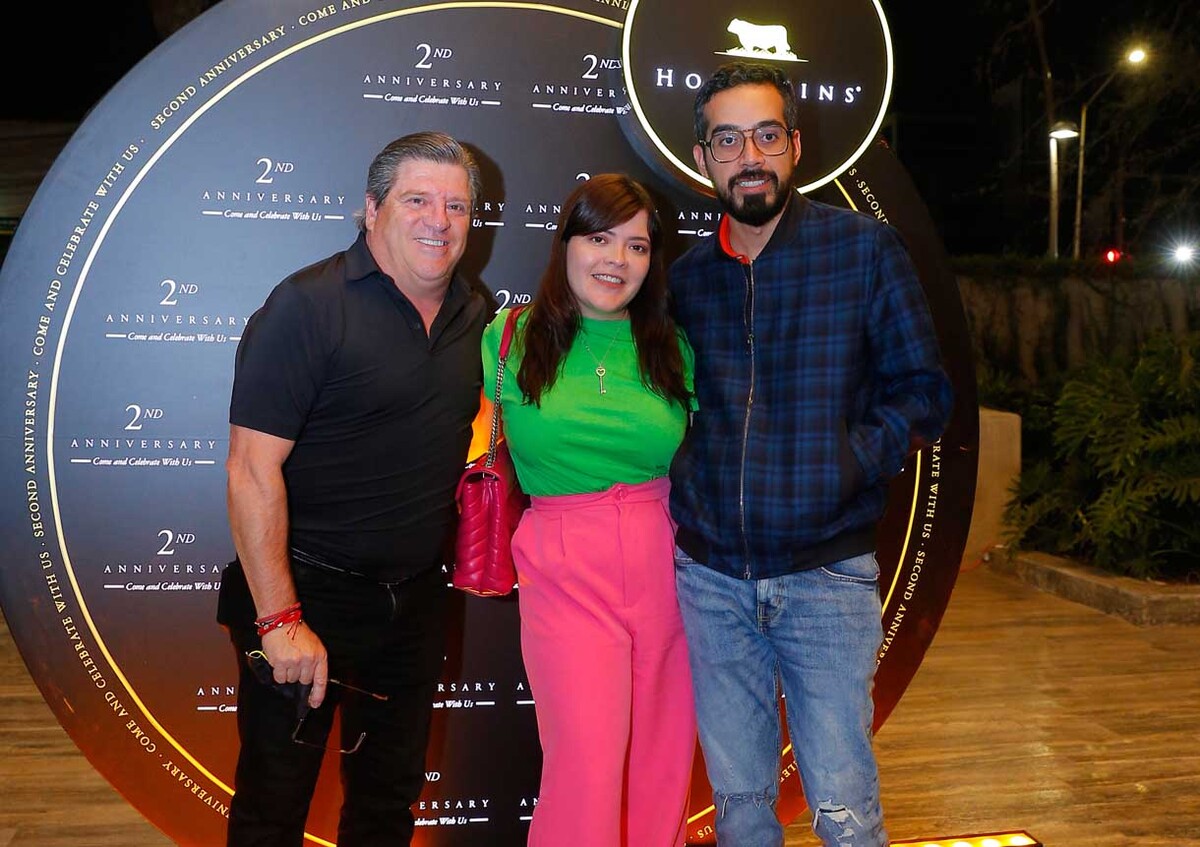 Miguel Herrera, Michelle Herrera y Fernando Poblete