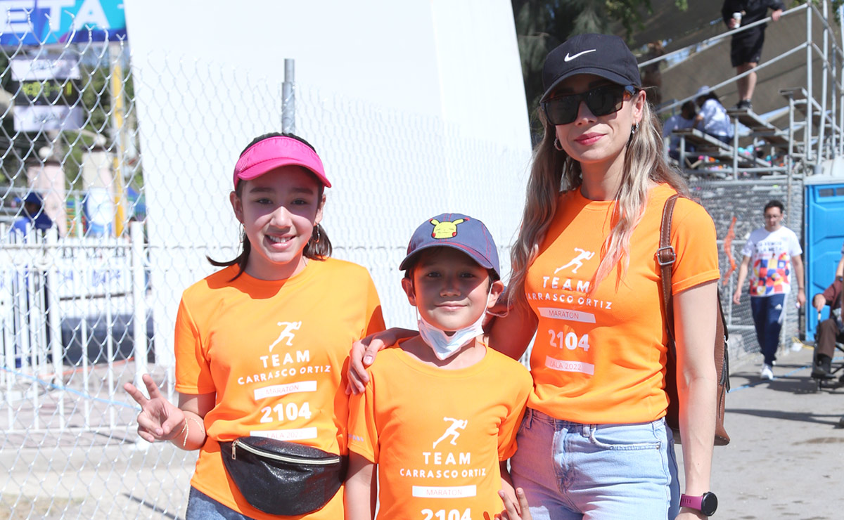 Sofía, Benjamín y Alejandra