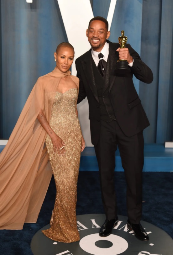 Jada Pinkett Smith y Will Smith en Dolce & Gabbana