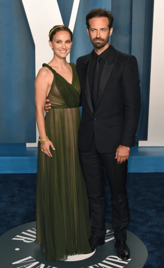 Natalie Portman y Benjamin Millepied en Dior