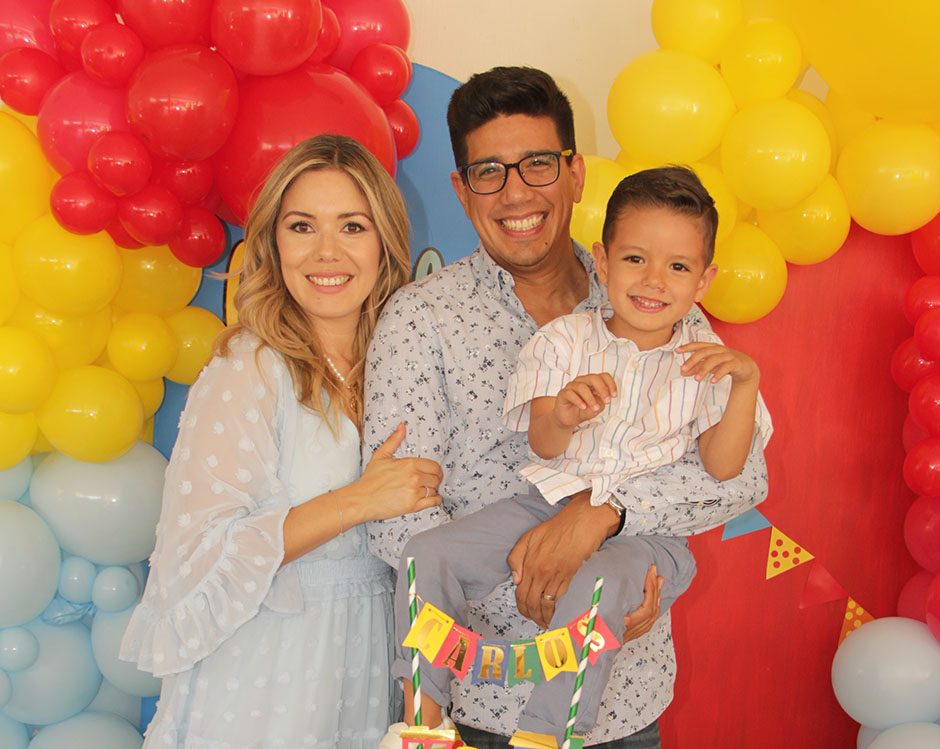 Marcela Núñez Alcalá, Carlos Melis y Carlos Andrés Melis