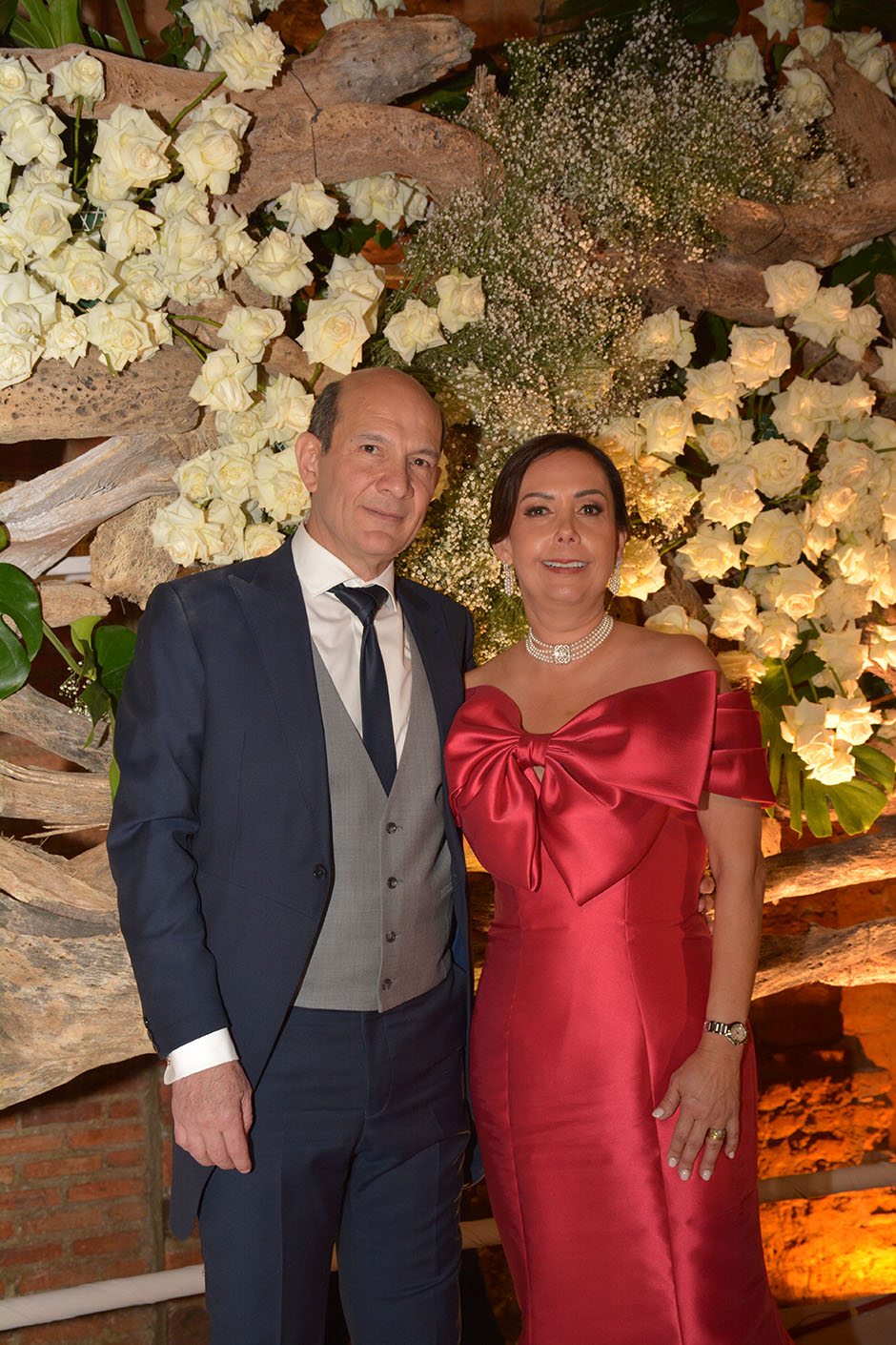 Papás de la novia. Carlos Alpízar y Blanca Velasco