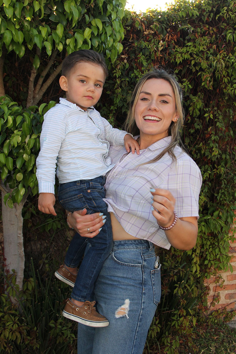 Salvador Elías y Salma Barba.