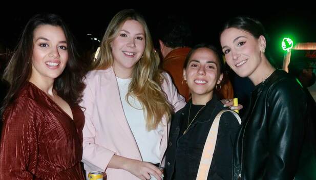 Analú Minila, Cordelia Villarreal, Daniela Becerra y Mariana Bueno. Fotos: Omar Valdez