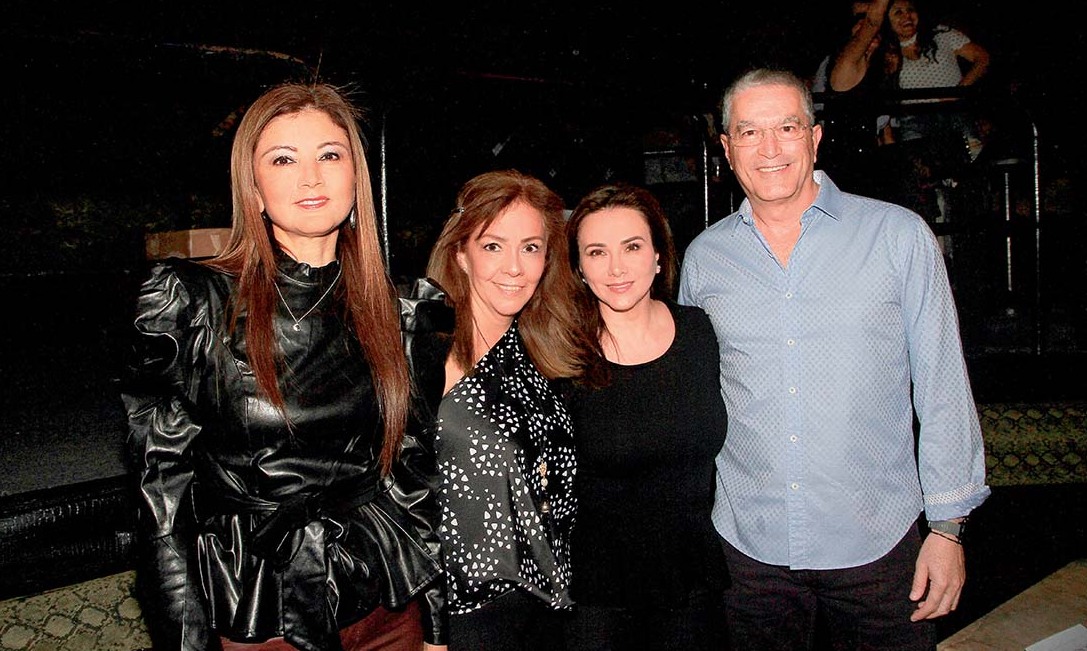 Cinthia Ruiz, Silvia Rangel, Eloina de Gutiérrez y Fernando Gutiérrez / Fotos: José Chang