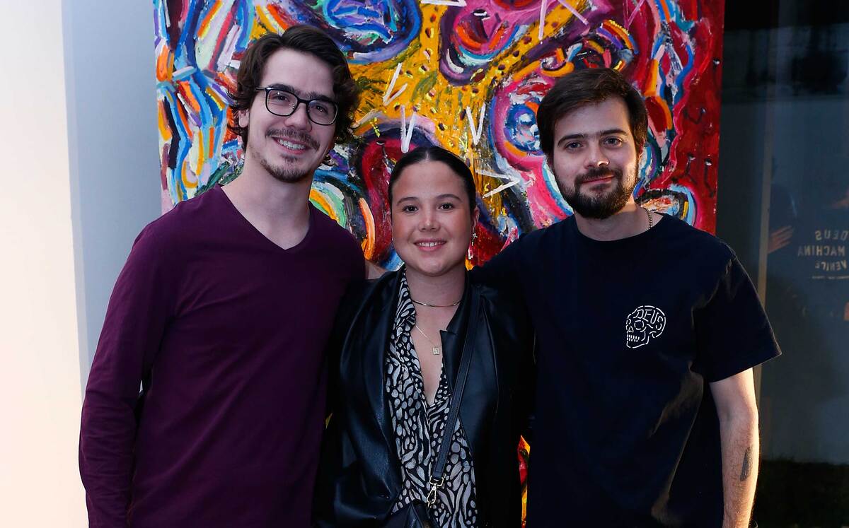 Daniel Galán, Regina Galán y Marcelo Galán