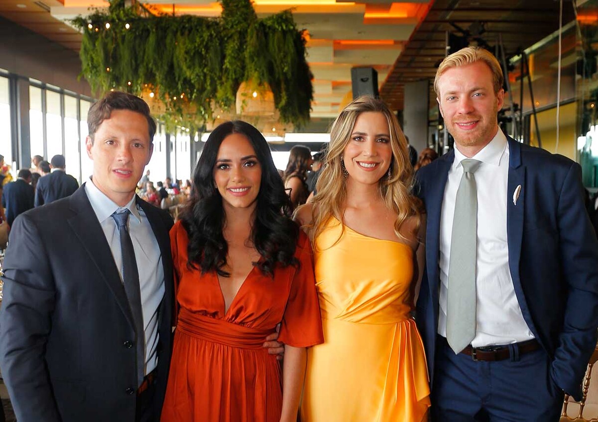 Jorge Peña, Victoria Garza, Andrea Monteverde y Gianluca Bianchezi