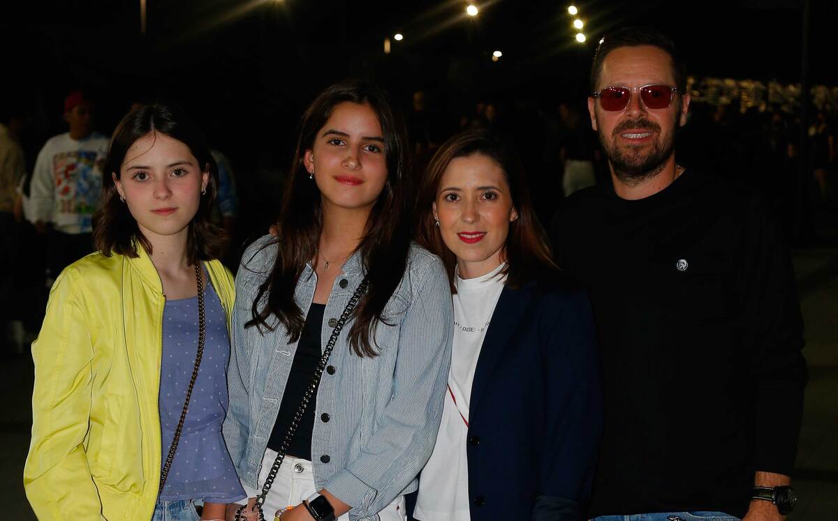 Nina Cantú, Andrea Chávez, Mayté Garza y Graciano Cantú