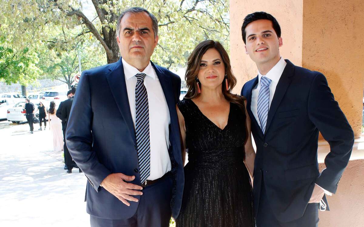 Patricio Canales, Claudia De la Garza de Canales y Eugenio Canales