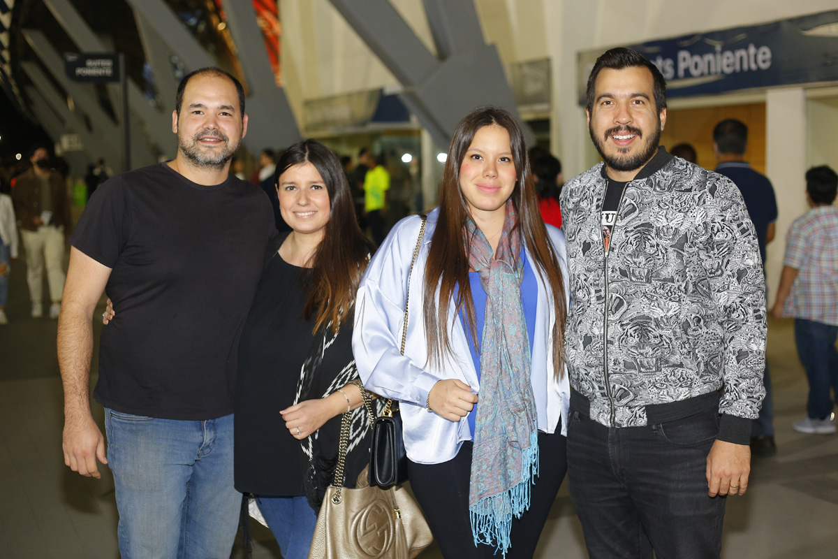 Rolando Sepúlveda, Roberta Calderón, Mariana Villarreal y David Sánchez