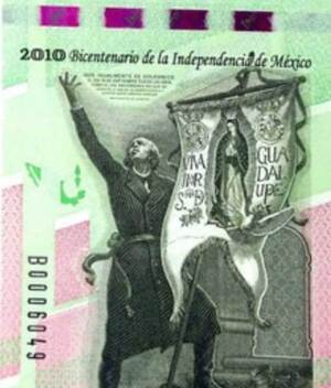 Billete de 200 pesos del Bicentenario de la Independencia