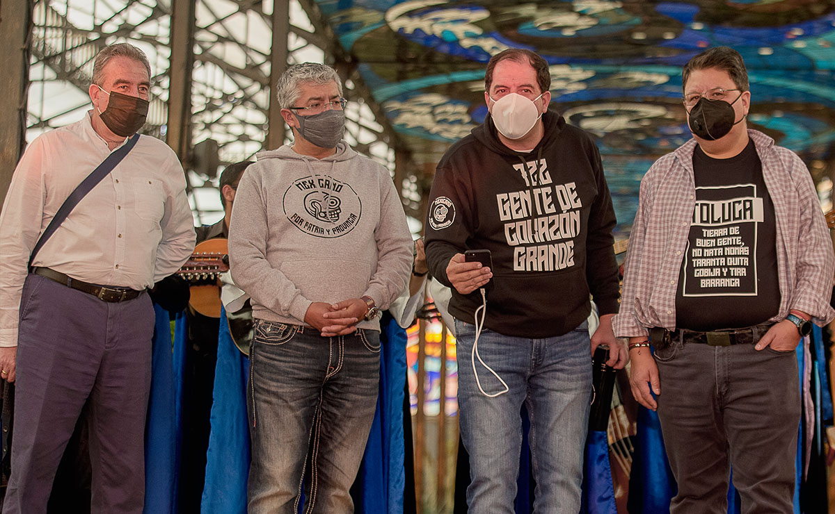 Carlos Fernández, Fernando Reyes, Jorge Pedraza y Jesús Medrano