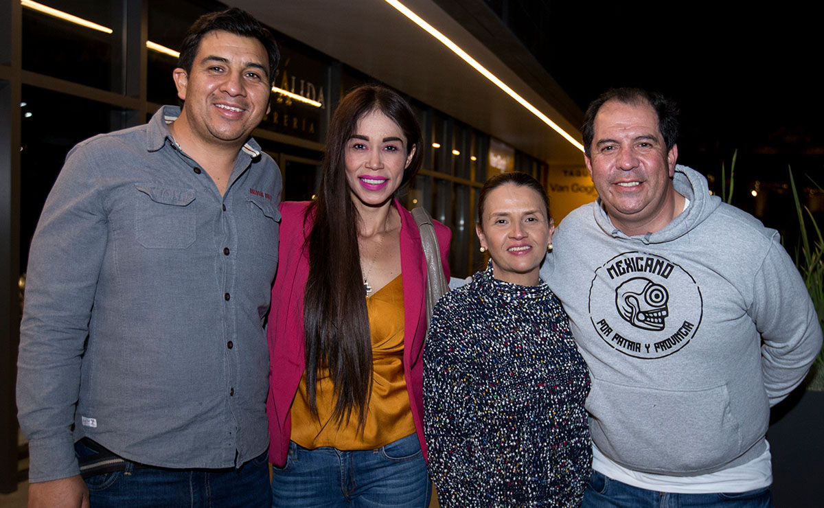 Javier Reyes, Zaira Varillas, Ana Pineda y Jorge Pedraza