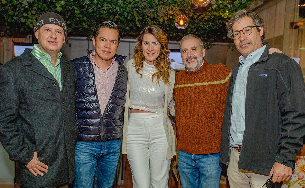 Luis del Moral, Oscar Delgado, Soraya Pérez, Emilio Álvarez y Michelle Grutter