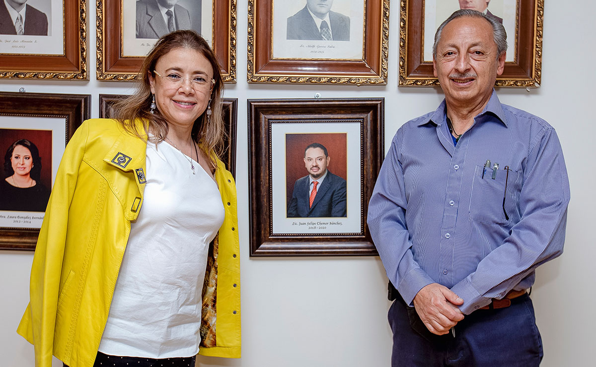 Marta Almazán y Hugo Ávila