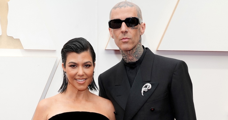 Kourtney Kardashian y Travis Barker se casaron en Las Vegas (Foto: Getty Images)
