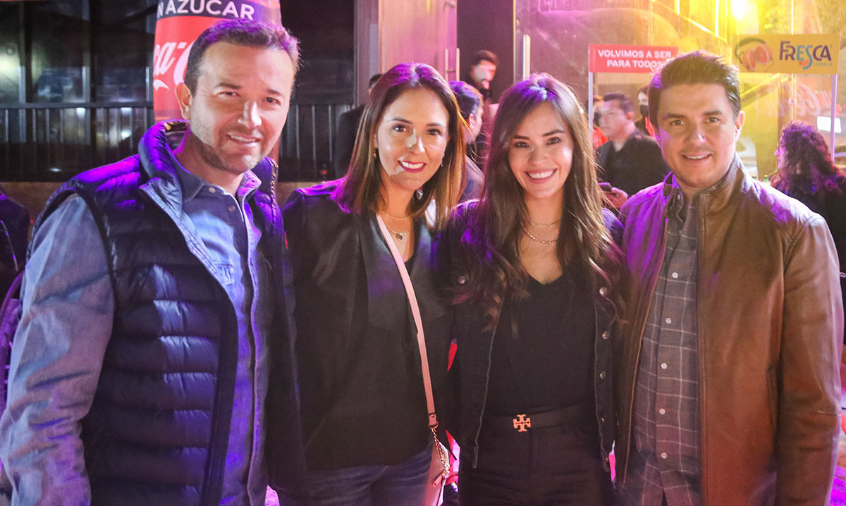 Miguel Vega, Ari Arcega, Tere Esquerra y Alberto Aranda