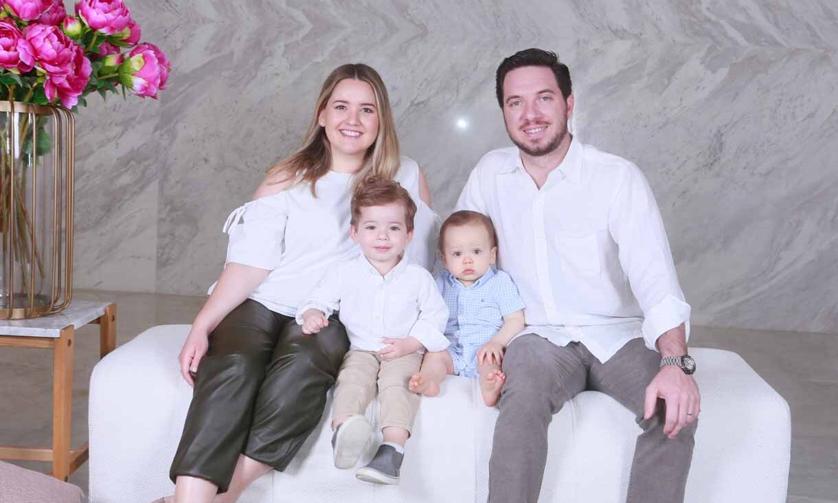 Muñe Gutíerrez de Kein, Ricardo Kein, Diego Kein y Ricardo Kein
