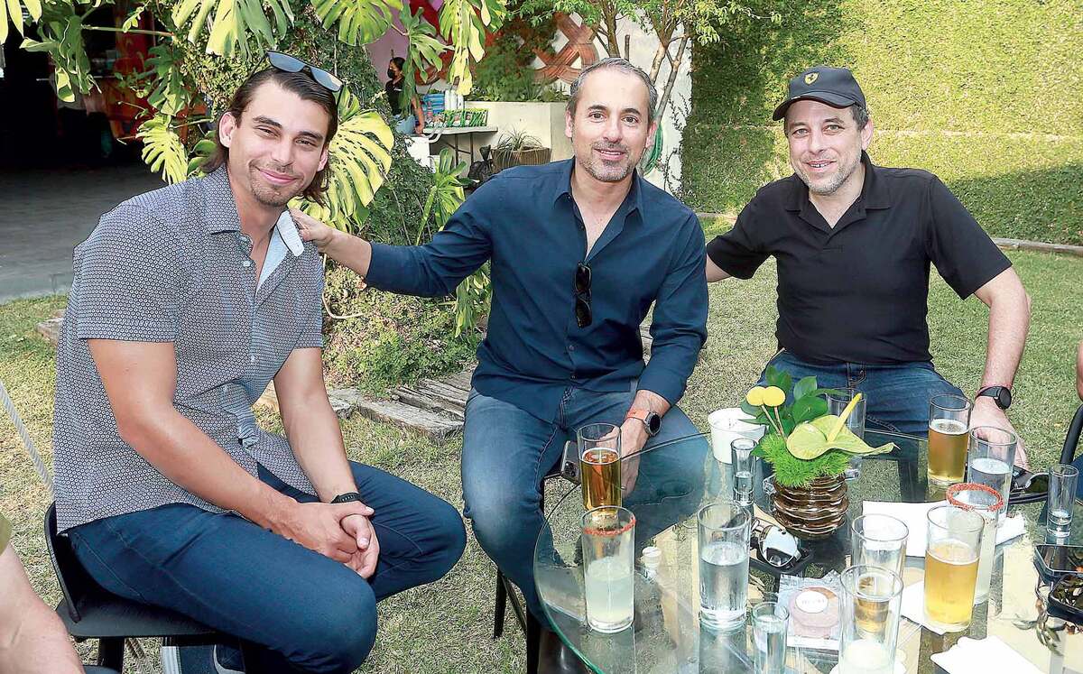 Daniel Gómez, Federico Clariond y Franklin Canavati