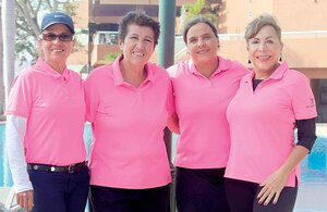 Lidia de Martínez, Loloy Romero, Neno Schekaibán y Sandra Tamez / Fotos: Dennis Hernández