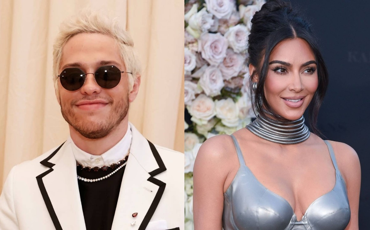 Kim Kardashian y Pete Davidson asisten juntos a su primera alfombra roja.