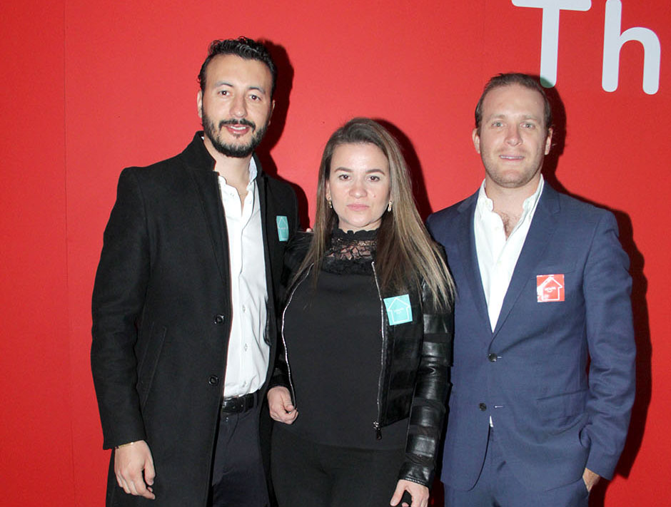 Abraham Jiménez, Yeriley Aguilar y Juan José Osorno