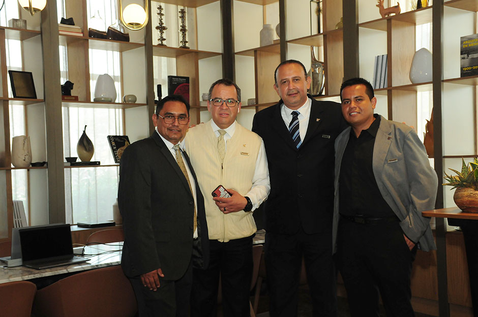 Abraham Lumbreras, Francoisco Villegas, Vito González y Natanael Favela