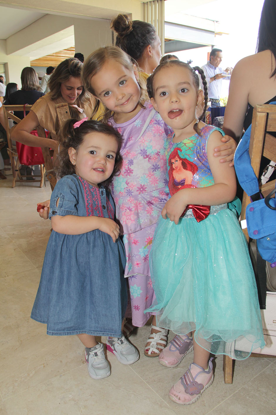 Loretta Silva, Mila Stanulla y Agustina Levy.