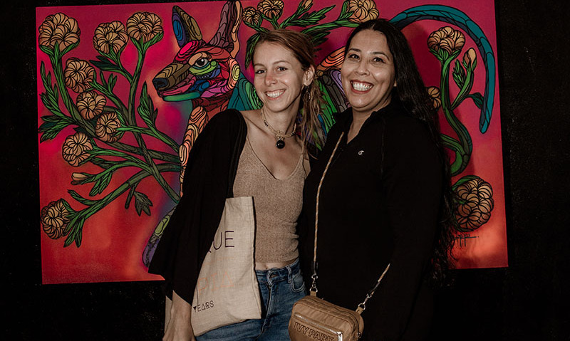 Leña Ugren y Amy Zapata