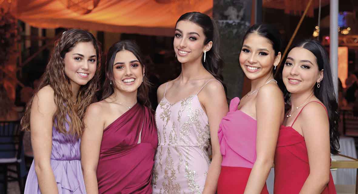 Camila Schekaibán, Ana Elisa Delgado, Daniela Sobera, Valentina Montes y Regina Sánchez / Fotos: Dennis Hernández