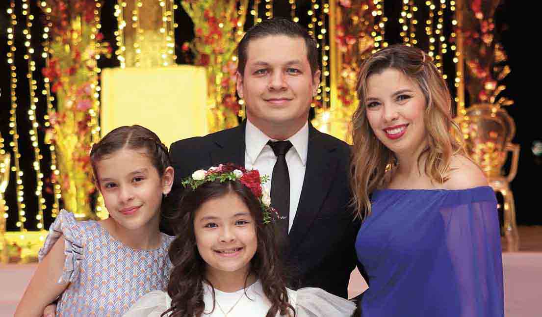 Mariana Elizondo, Isabel Elizondo, Ricardo Elizondo, Mariana de Elizondo y Ricardo Elizondo / Fotos: Dennis Hernández