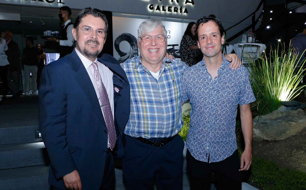 Jorge Gama, Guillermo Cárdenas y Héctor Alvarado. Fotos: Daniel Saldívar