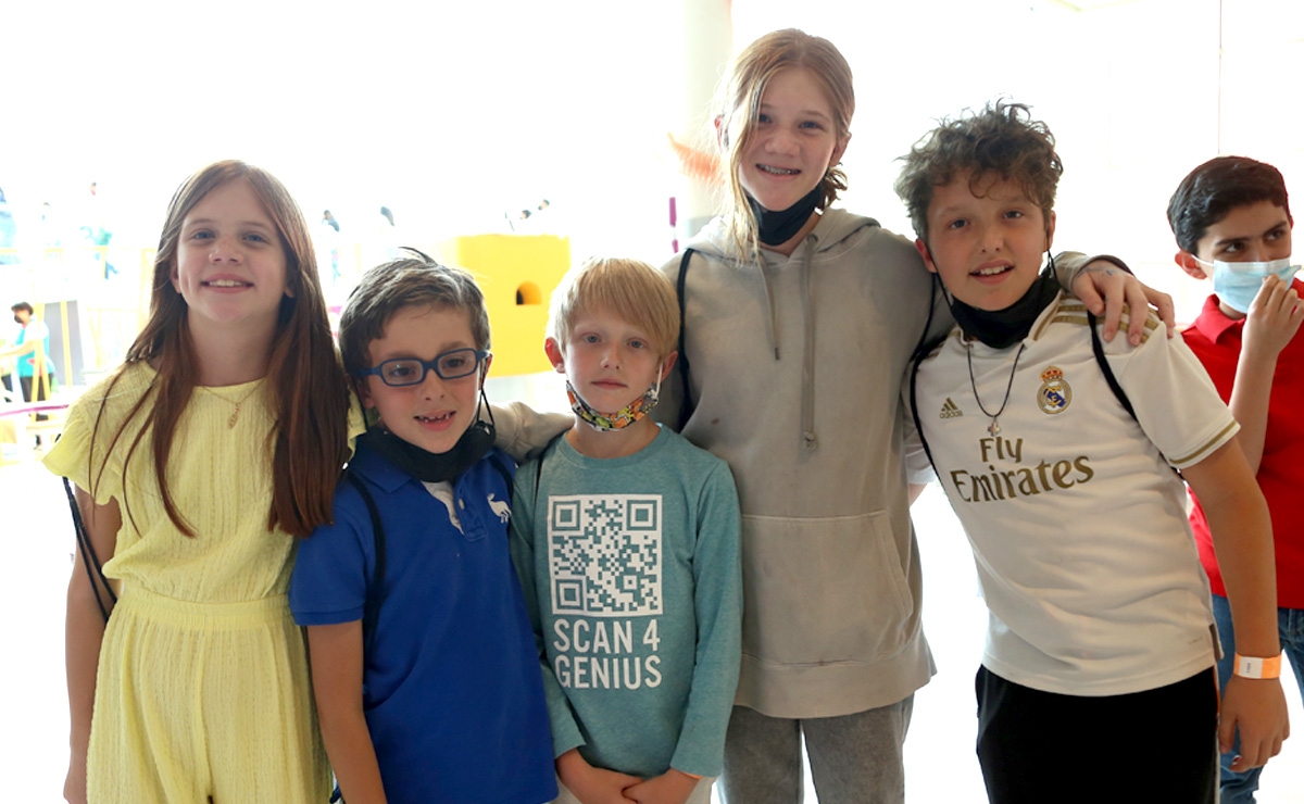 Renata, Regina, Berny, David y Mateo