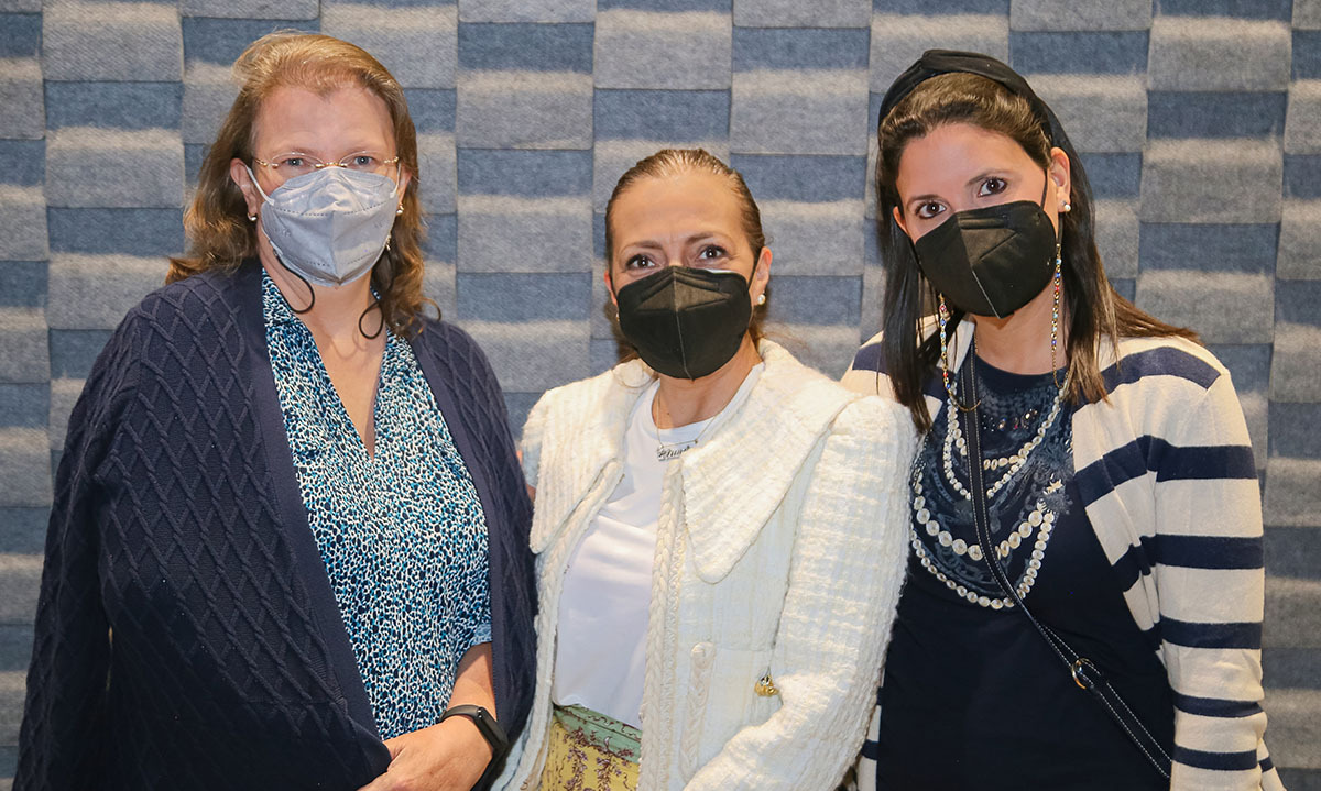 Nora Salomón, Yuliana Farah y Alejandra de la Cajiga